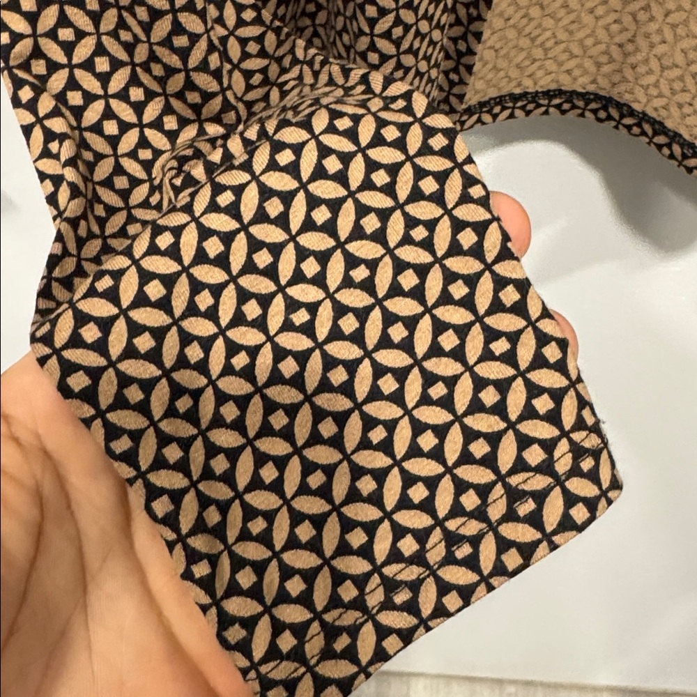 J. Jill Black and Tan Open-Front Cardigan - Picture 6 of 9
